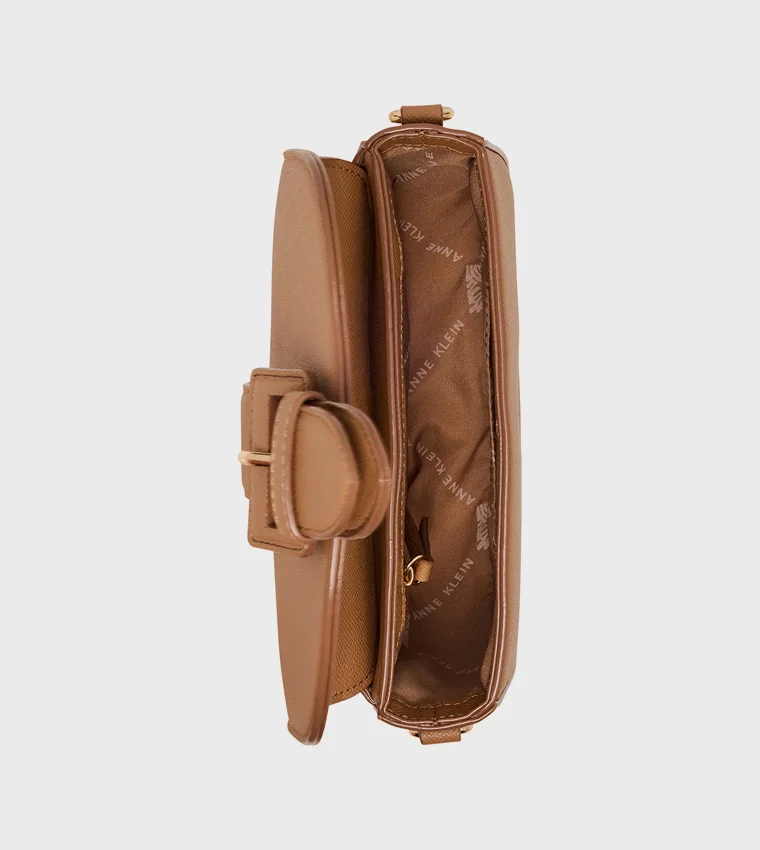 ANNE KLEIN Anne Klein Textured Buckle Detail Crossbody Bag